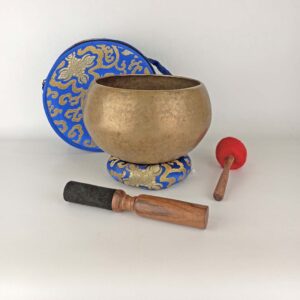 Unusual Antiguo 0,8 Cuenco Tibetano colección M1