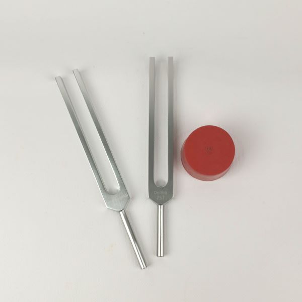 Set de 2 Diapasones Frecuencias Cerebrales DELTA sin pesas