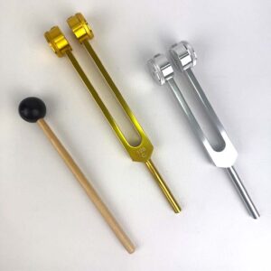 Set de diapasones 128 Hz y 192 Hz